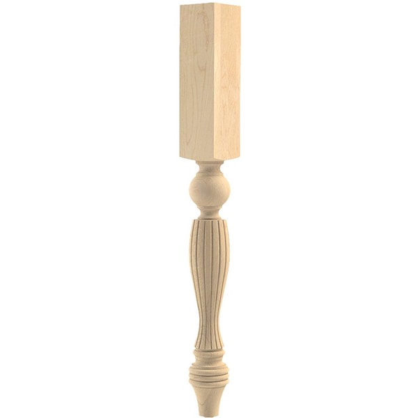Designs Of Distinction Country French Reeded Island Column - Cherry - 01060220CH1