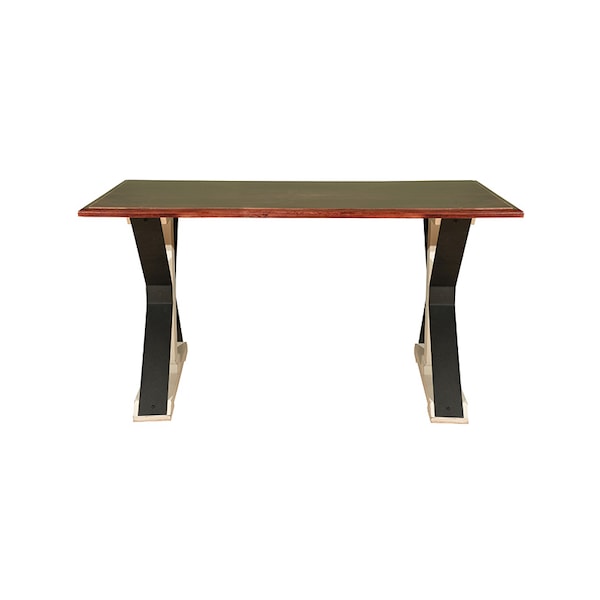 Osborne Wood Products Slater Industrial Double Pedestal Base in Cherry PK - 342208C