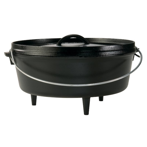 Lodge Lodge Logic Cast Iron Dutch Oven 12 in. 6 qt Black - L12CO3