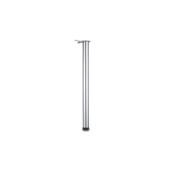 Richelieu Adjustable Table Leg, 34 1/4 in (870 mm), Chrome - 615870140