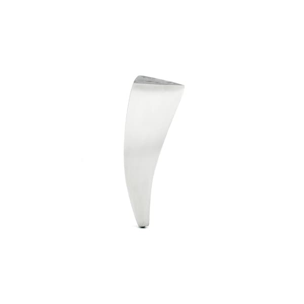 Richelieu Aluminum Furniture Leg, 8 in (203 mm), Brushed Aluminum - 5600110
