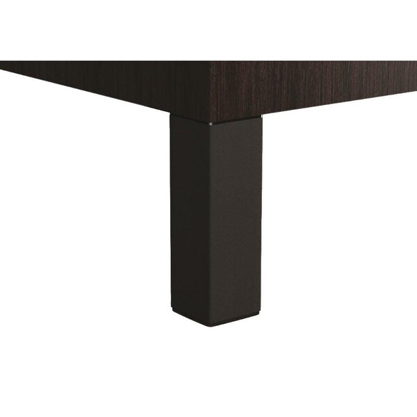 Richelieu Adjustable Furniture Leg, 7 7/8 in (200 mm), Matte Black, PK 4 - 555200900