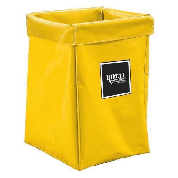 Royal Basket Trucks X-Frame Bag, 6 Bu, Yellow Vinyl - R06-YYX-XBN