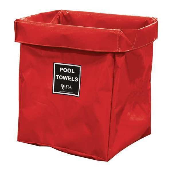 Royal Basket Trucks X-Frame Bag, 8 Bu, RD Vinyl, Pool Twl - R08-RRX-XPN