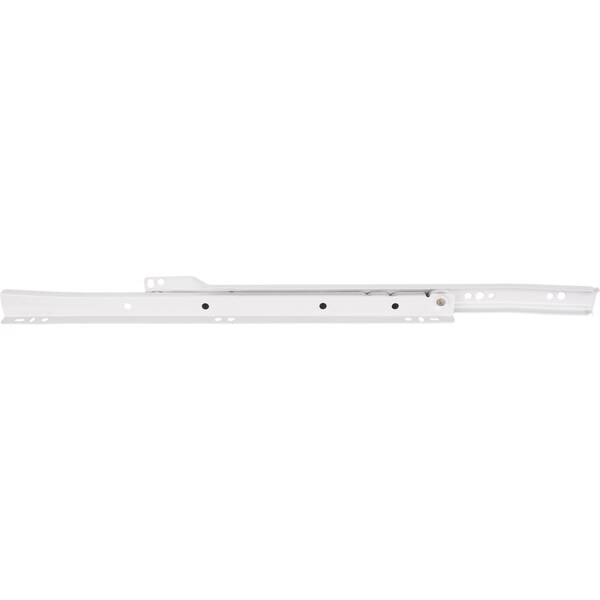 Hardware Resources 18In. 450 Mm Std Duty Cream White Self-Closing 3/4 Extnsn Side Mount Epoxy Slide, Split Slides - 5045-R
