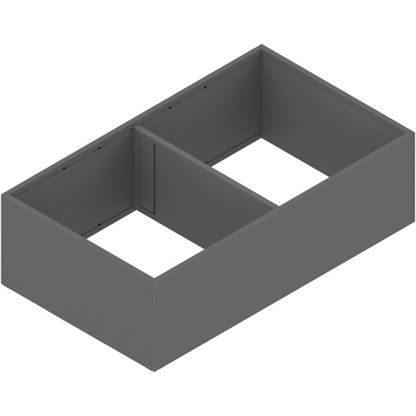 Blum 4-3/8in.H 14-9/16in.D Gray Steel Ambia Drawer Divider for 16in. Drawer - ZC7F400RSP