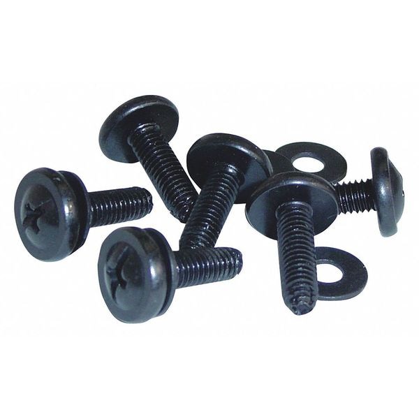 Video Mount Products Rack Screws for Racks and Enclosures - Pack of 100 Screws - ERRS1032-100