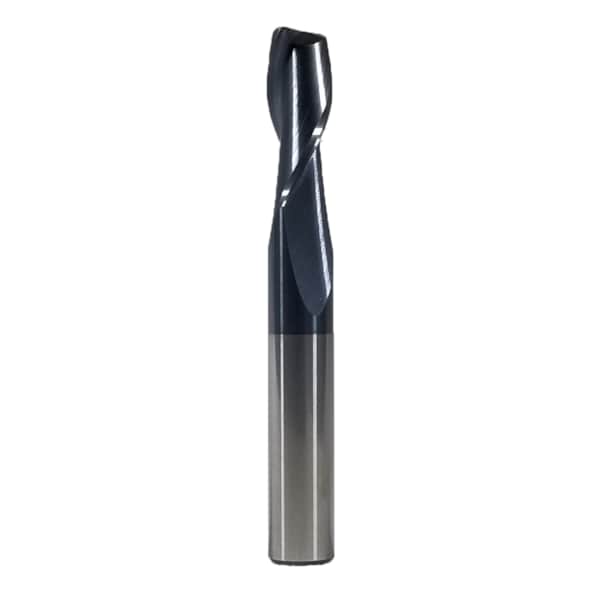 Cobra Carbide Endmill, 2 FL Corner Radius AlTiN Coated, 1/8, Corner Radius: 0.03" - 19024