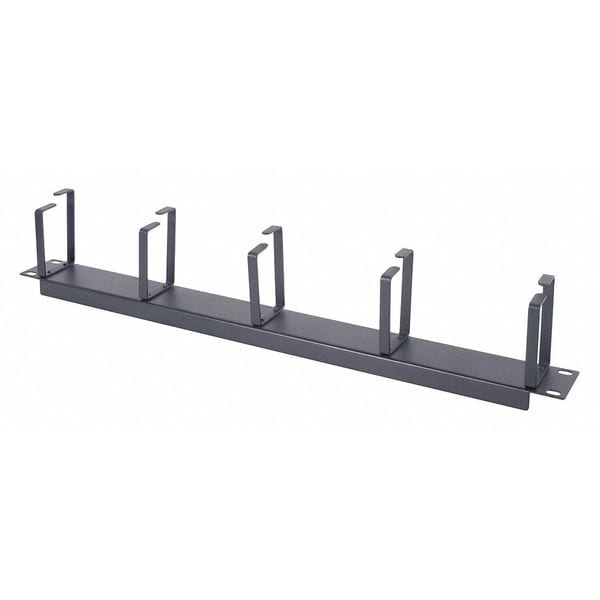 Video Mount Products D-Ring Cable Manager for Equipment Racks and Cabinets - 1U - ERDRCM1