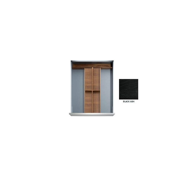 Straightline Drawer Insert Kit Honolulu 6 Black Ash for 9-1/2 - 12 Drawer Width - HONOLULU-BLK