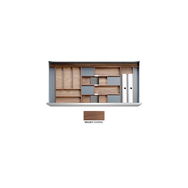 Straightline Drawer Insert Istanbul 30 Walnut for 33-1/2 - 36 Drawer Width - ISTANBUL-WAL