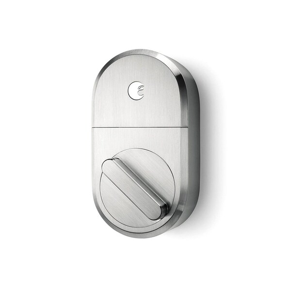 August Lock August Smart Lock with Connect Satin Nickel Finish - AUG-SL04-C03-N04