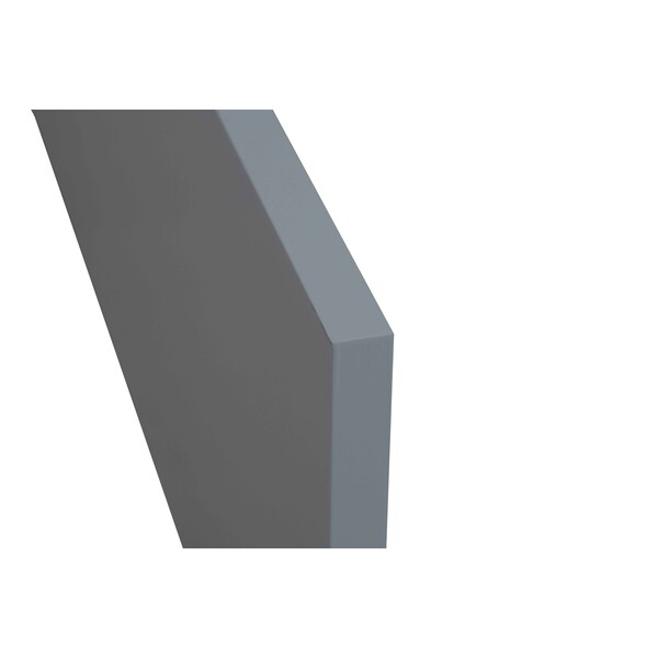 Cambridge Radiance 12 in. W x 30 in. H Slab Wall Decorative End Panel in Matte Grey - WEP30-MG