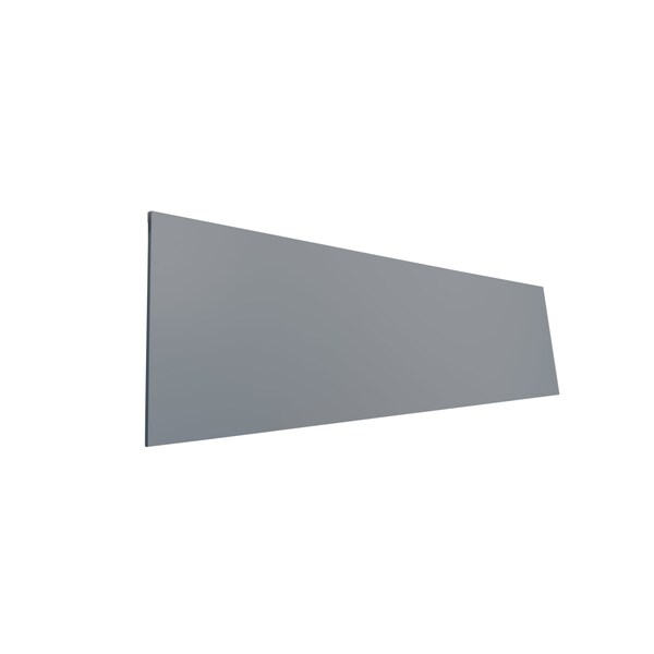 Cambridge Radiance 12 in. W x 36 in. H Slab Wall Decorative End Panel in Matte Grey - WEP36-MG