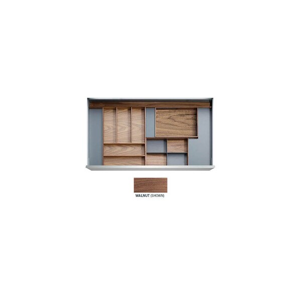 Straightline Drawer Insert Kit Dallas 24 Walnut for 27-1/2 - 30 Drawer Width - DALLAS-WAL