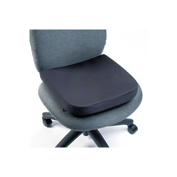 Kensington Memory Foam Seat Rest, 14-1/2"W x 13-1/2"D x 2"H, Black - KMW82024