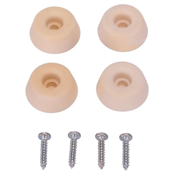 Prosource Furniture Bumper Pad, 1 in, Dome, Rubber - FE-S519-PS