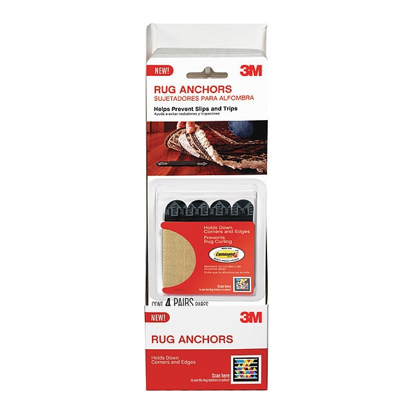3M Small Rug Gripper SRA-4 CLIP, 12/p, PK12 - SRA-4
