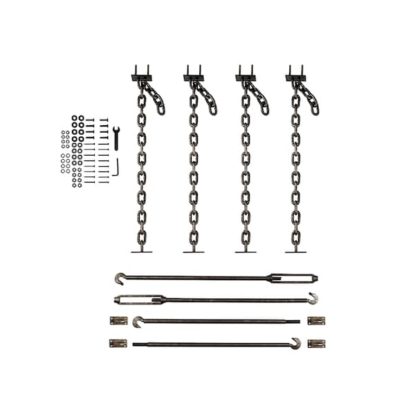 Osborne Wood Products Chain and X Bracket in Hardware - 50040HW