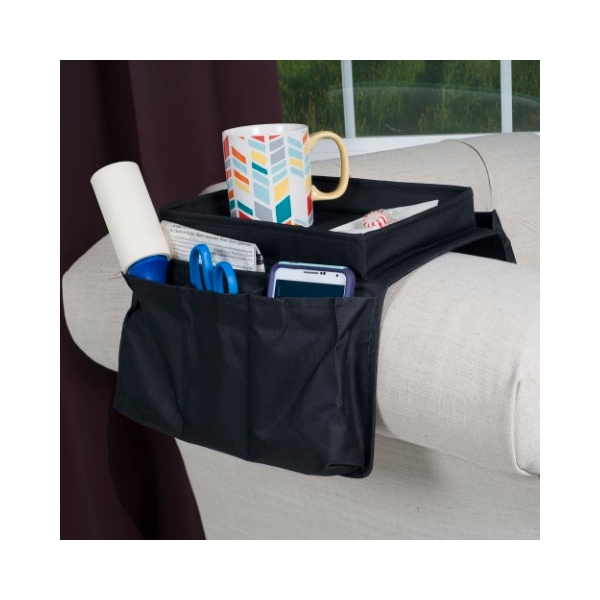 Hastings Home Hastings Home 6 Pocket Arm Rest Organizer with Table-Top - 959230OMR
