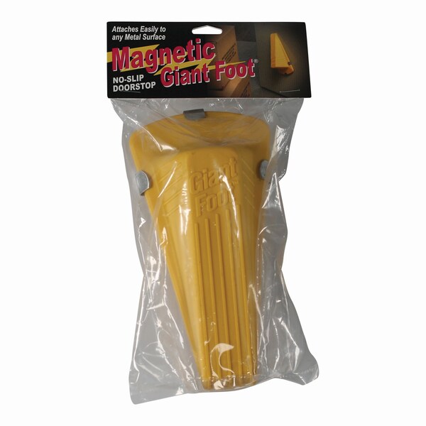Master Mfg Magnetic Giant Foot Door Stop 6.75", PK6 - 967CS