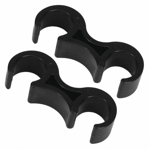 Flash Furniture Ganging Clips, Plastic, Black - LE-3-BK-GANG-GG
