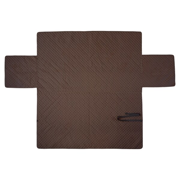 Cover Bonanza Indoor Sofa Slipcover, Red/Brown, 68"Wx21"Dx25"H - 51-012-011701-EC