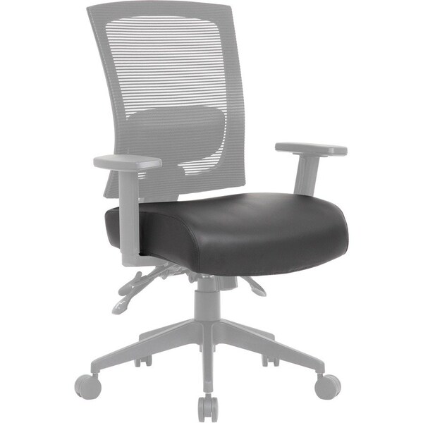 Lorell Seat Cover, Antimicrobial, 19"x19", Black - LLR00598