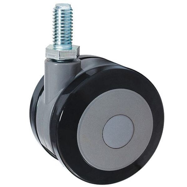 Versa Products Desk Wheel Kit, Gray, WK111 Series, 2-1/2"W - VT7050000-00-02