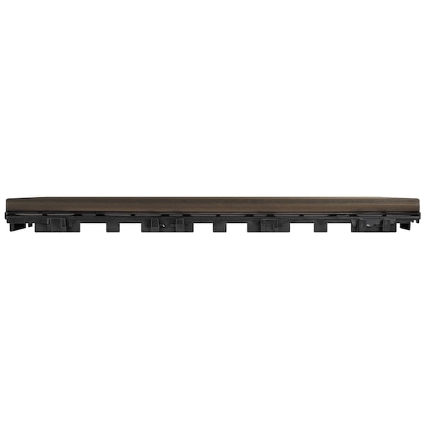 Aura Aura 12 in. W X 12 in. L Walnut Composite Balcony/Deck Tiles 6 sq ft - DS5-W06-WN02