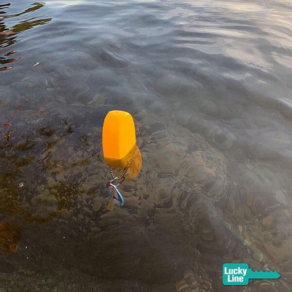 Lucky Line LuckyLine: YELLOW KEY FLOAT W/B CHN 1/CD - LKL-92801