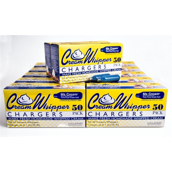 Leland Leland Ms Cream 8g N20 Cream Whipper Chargers Twelve 50 Packs - 1350-12