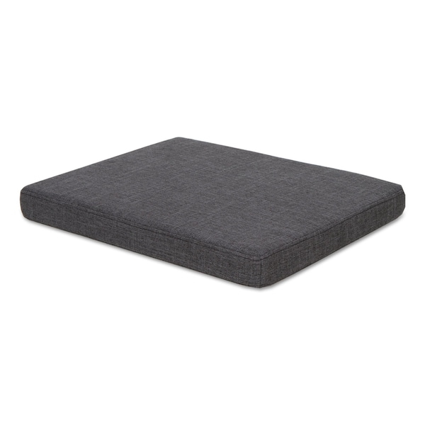 Alera Seat Cushion for File Pedestals, 14.88w x 19.13d x 2.13h, Smoke - ALEPC1511