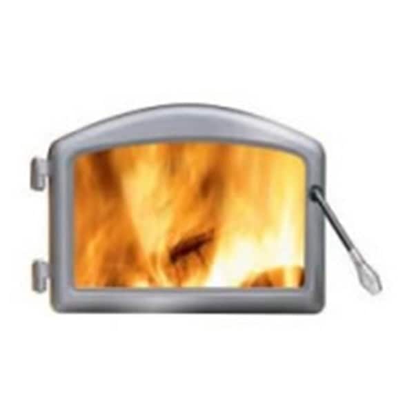 Wolf Steel Ltd Core WOLF STEEL LTD - Core - H222-SS Cast-Iron Door Satin Chrome Plated - 16818