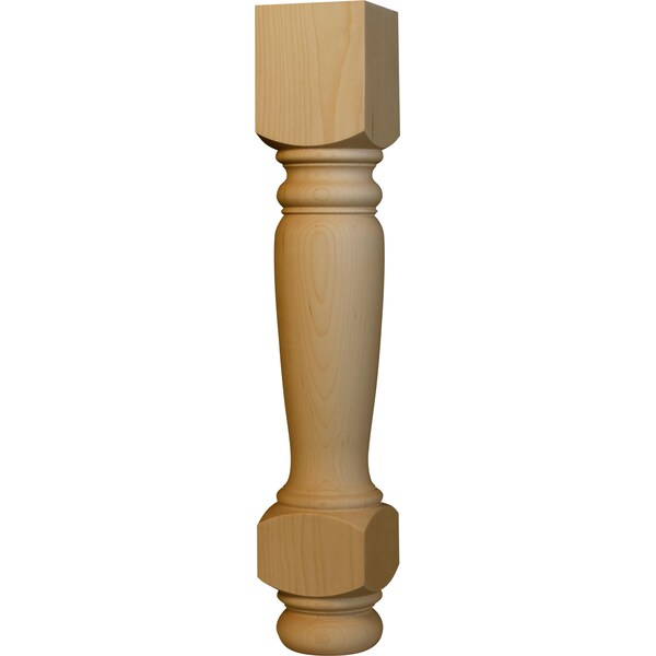 Osborne Wood Products 21 x 3 1/2 Heritage End Table Leg in Cherry - 1235C
