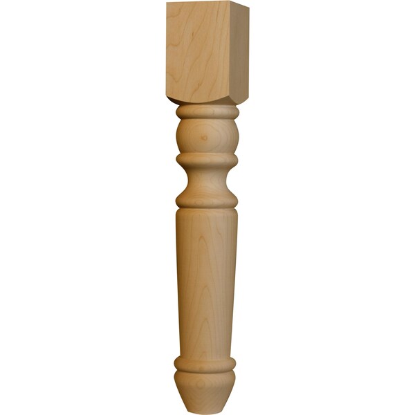 Osborne Wood Products 18 x 2 3/4 Portsmouth Coffee Table Leg in Western Red Cedar - 1304WRC