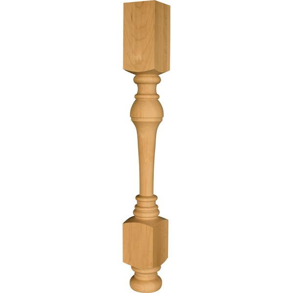 Osborne Wood Products 29 x 3 1/2 Chateau Dining Table Leg in Rustic Alder - 1118RCA