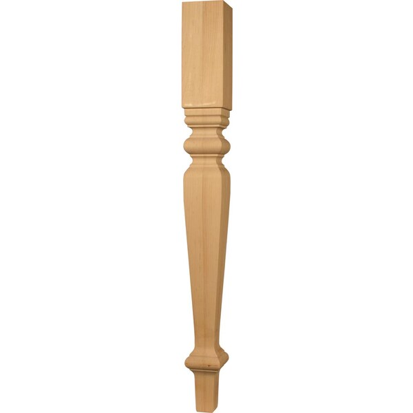 Osborne Wood Products 29 x 3 Davenport Transitional Dining Leg in Cherry - 1191C