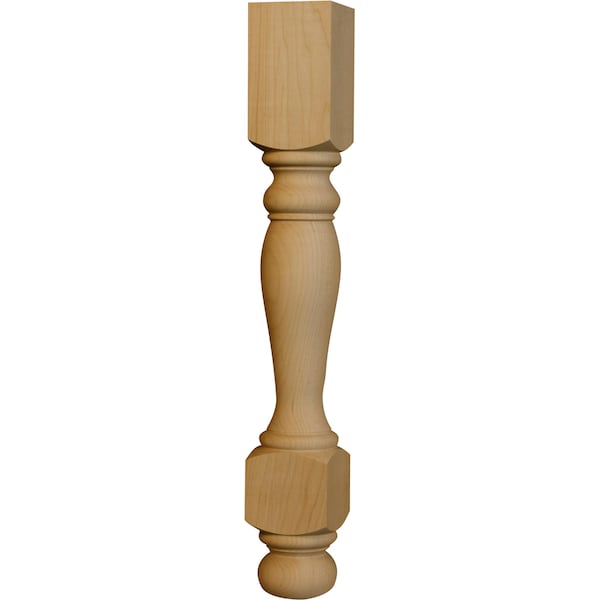 Osborne Wood Products 18 x 2 1/2 Heritage Coffee Table Leg in Mahogany - 1316MH