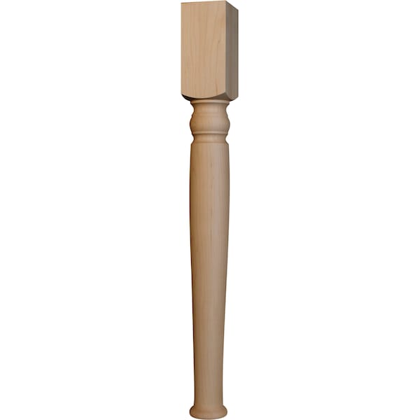Osborne Wood Products 29 x 3 Traditional Farm Dining Table Leg in Rustic Alder - 1025RCA