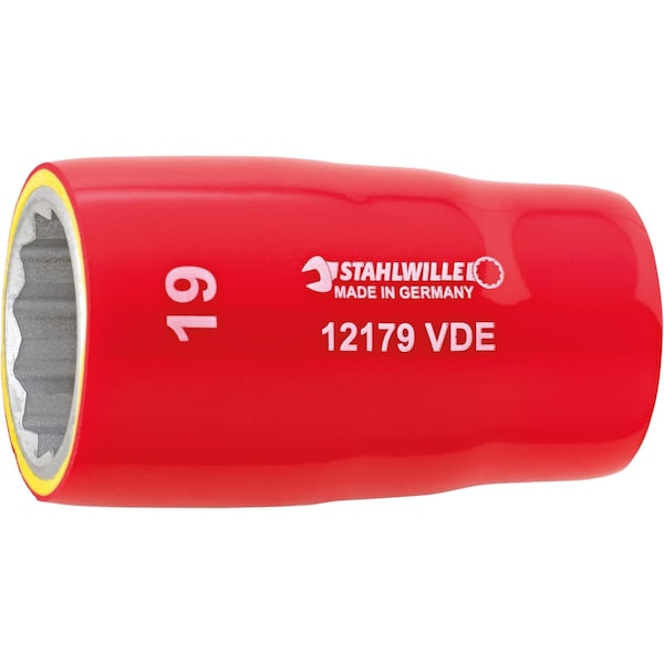 Herramientas Stahlwille 12,5 mm (1/2") Tamaño de vaso VDE 13 mm L. 56 mm - 03370013
