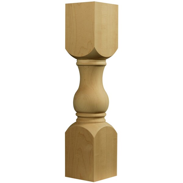 Osborne Wood Products 18 x 4 Shanty to Chic Coffee Table Leg in Western Red Cedar - 1331WRC