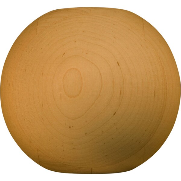 Osborne Wood Products 4 1/2 x 4 7/8 Round Bun Foot in Soft Maple - 4050M