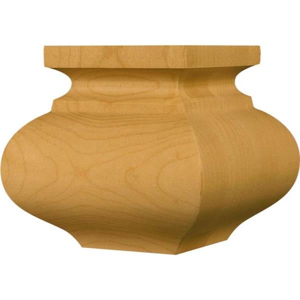 Osborne Wood Products 3 x 3 3/16 Square Medium Squat in Spanish Cedar - 4116SPC