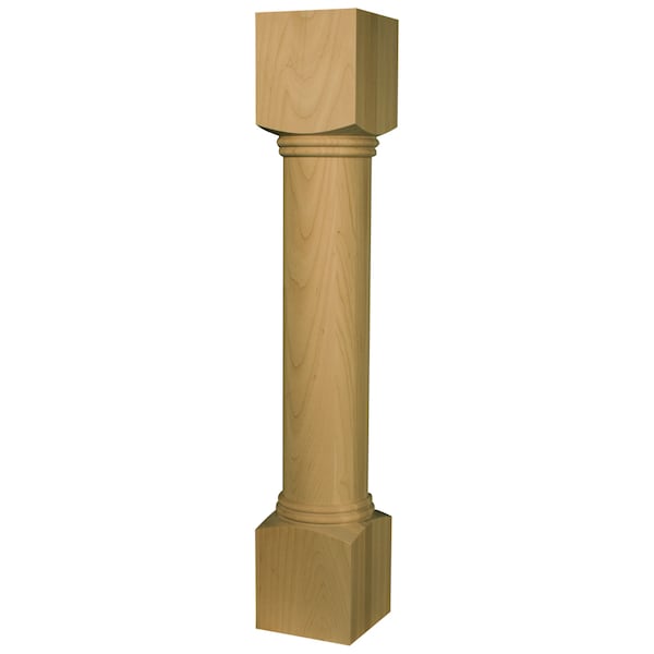 Osborne Wood Products 29 x 5 Shanty to Chic Dining Table Leg in Red Oak - 1131O