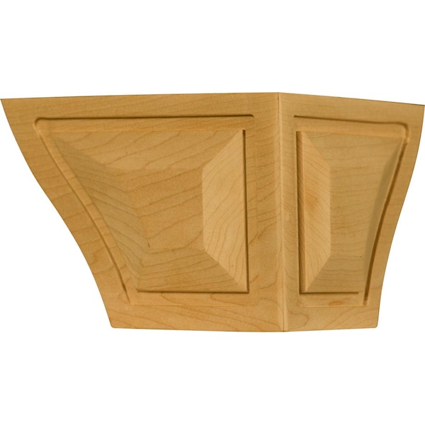 Osborne Wood Products 4 1/2 x 6 1/8 Raised Panel Corner Foot in Cherry - 4330C