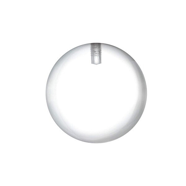 Osborne Wood Products 4 Tallulah Acrylic 4" Round Foot in Acrylic - 4021ACR