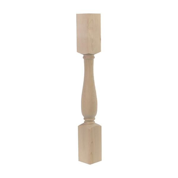Osborne Wood Products 24 1/4 x 2 3/4 Shanty2Chic Tall End Table Leg in Hard Maple - 1968HM