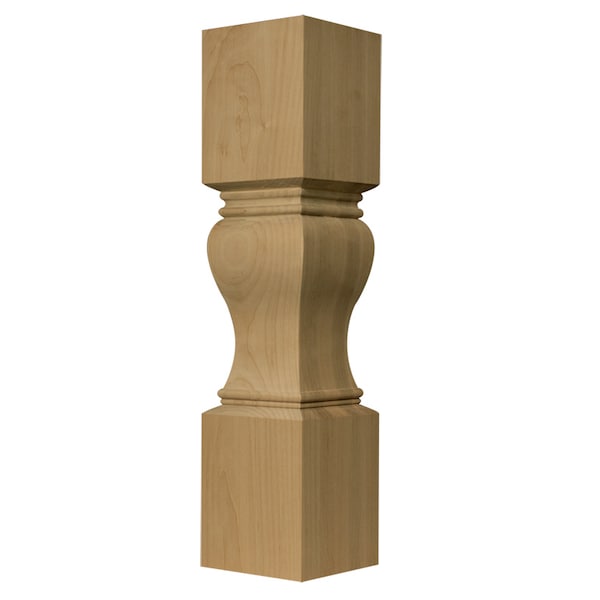 Osborne Wood Products 21 x 5 Husky Transitional End Table Leg in Mahogany - 1271MH