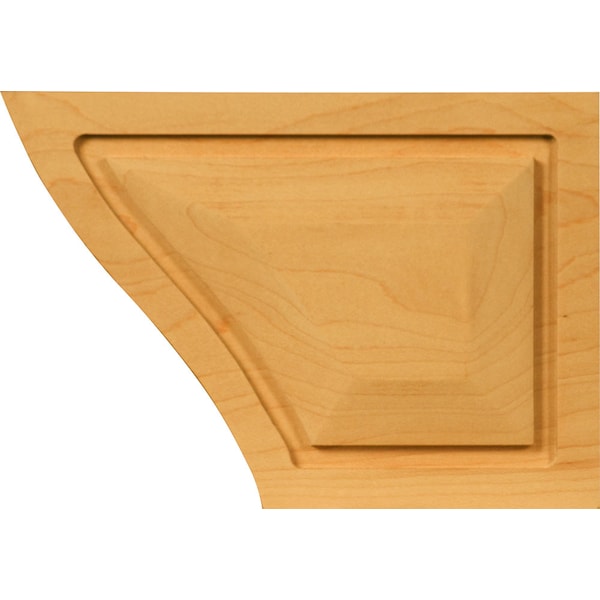 Osborne Wood Products 4 1/2 x 6 1/2 x 3/4 Raised Panel Right Foot in Alder - 4331A